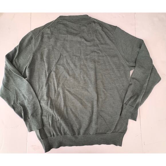 Toscano cashmere green crewneck xxl Men’s long sleeve - Picture 7 of 8